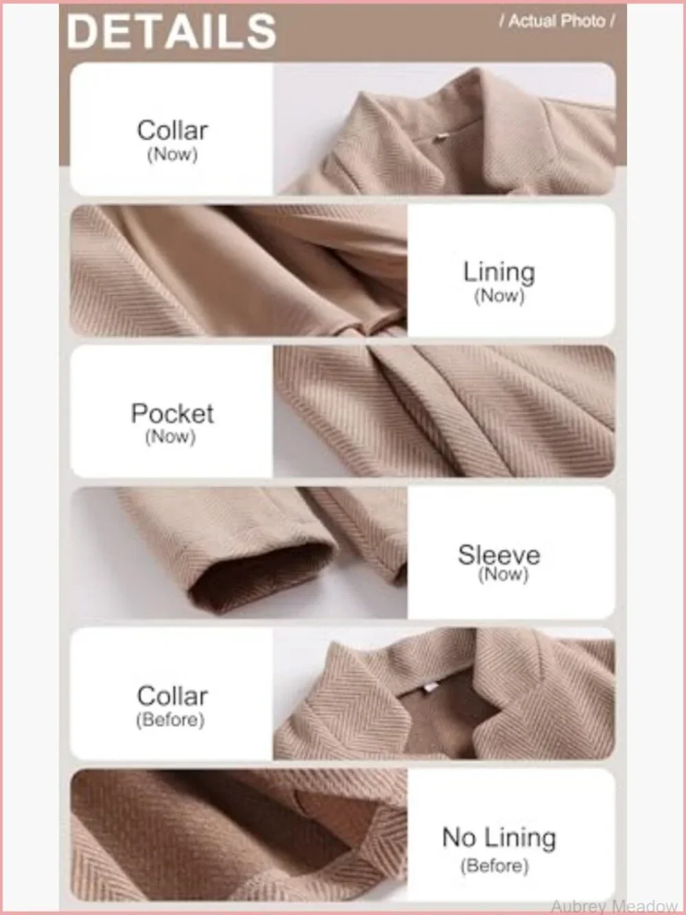 Long Sleeve Open Front Blazer Trench Coat Work Office Jacket Outwear